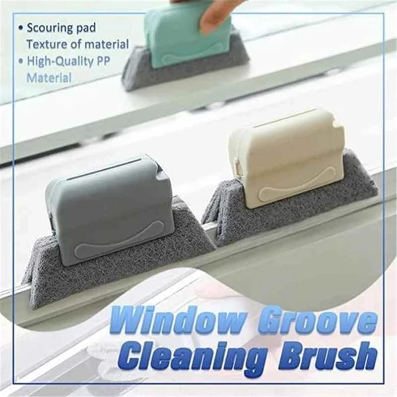 Magic Window Groove Cleaning Brush, Window Track Crevice Gap Corner Cleaner, Household Magic Window Cleaning Tool Magic Window Groove Cleaning Brush, Window Track Crevice Gap Corner Cleaner, Household Magic Window Cleaning Tool